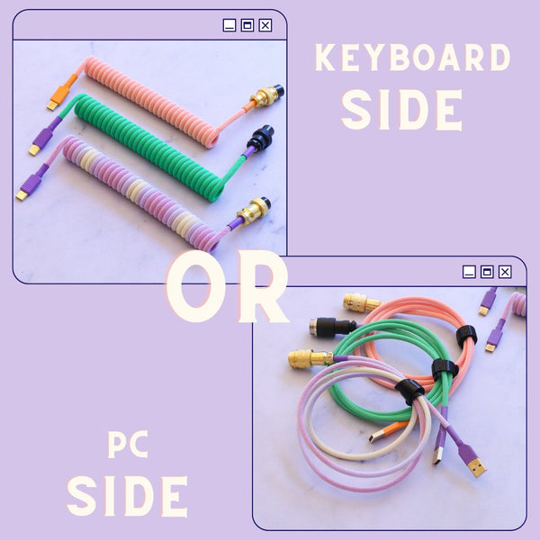 Custom Half Cable (Keyboard or PC side)